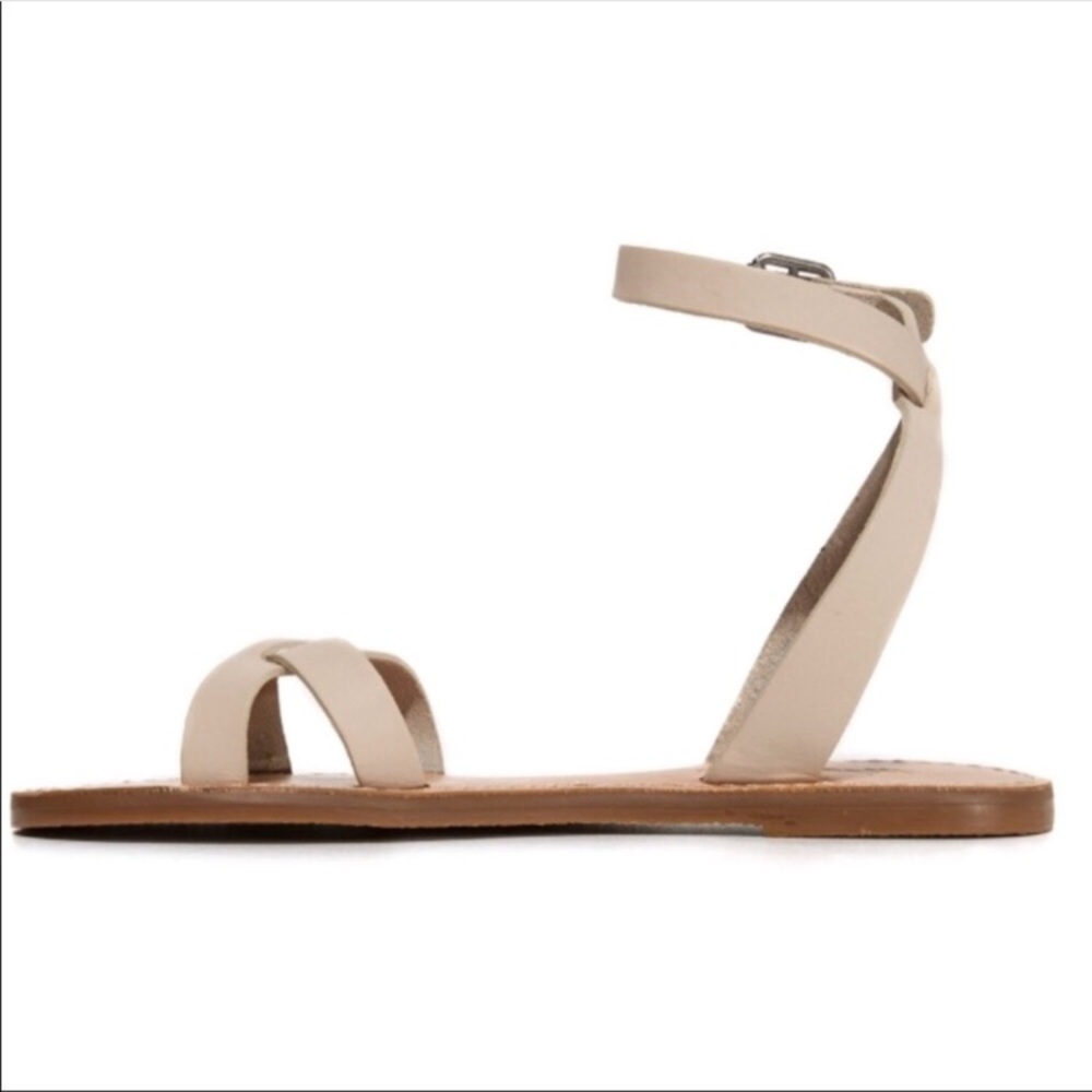 Madewell- Boardwalk ankle wrap sandal - Picture 3 of 4